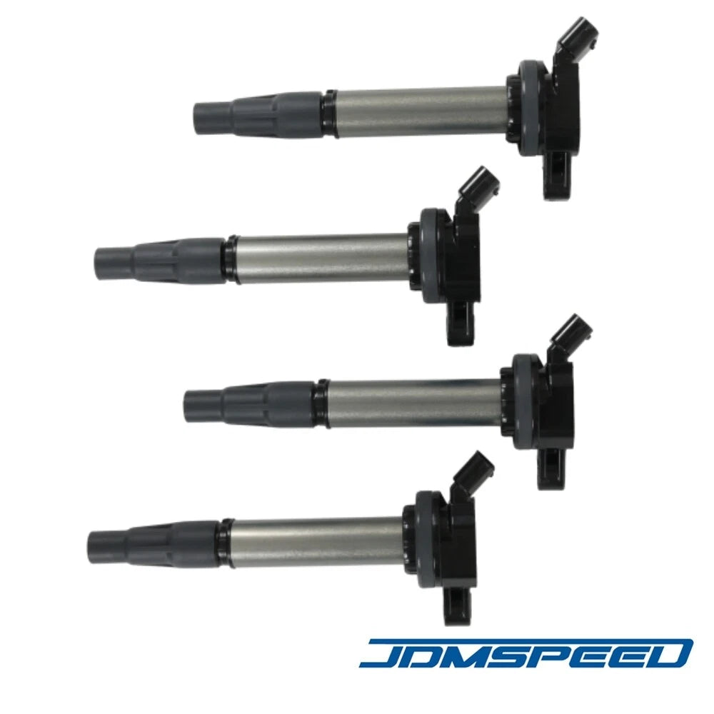 Set of 4 Ignition Coils for Toyota Corolla Prius Matrix Lexus CT200h (1.8L) UF596, 9091902252, 9091902258