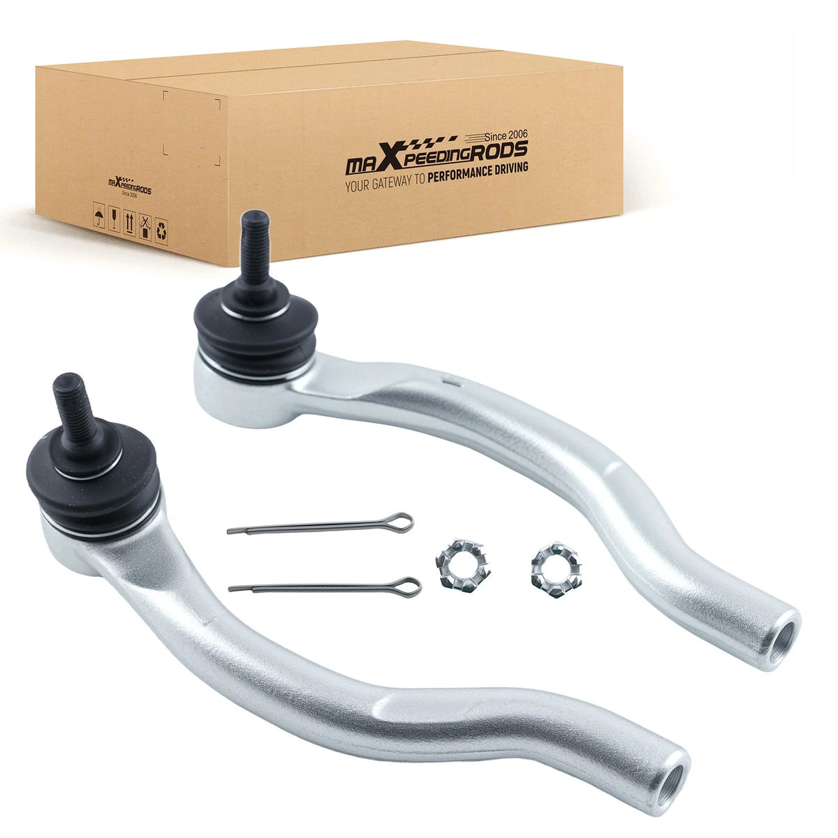 2X Outer Tie Rod Ends for Acura TSX (2004–2008) 05TNAJ, Front Suspension Kit
