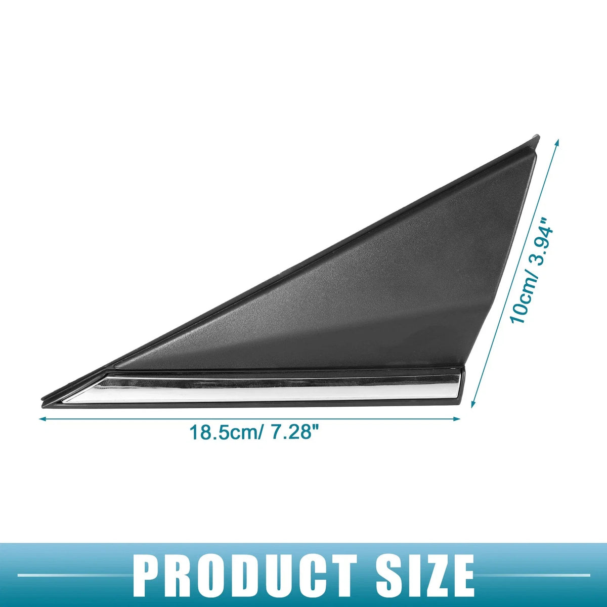 1 Pair Front Mirror Corner Fender Triangle Cover No. 861903X000 for Hyundai