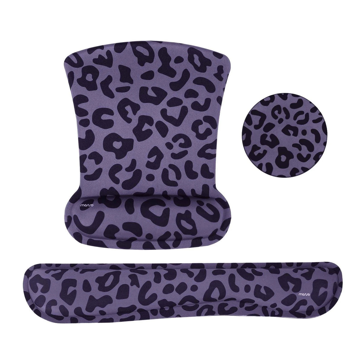 Wrist Rest Support for Mouse Pad & Keyboard (17.52 x 3.15 inches) - Purple