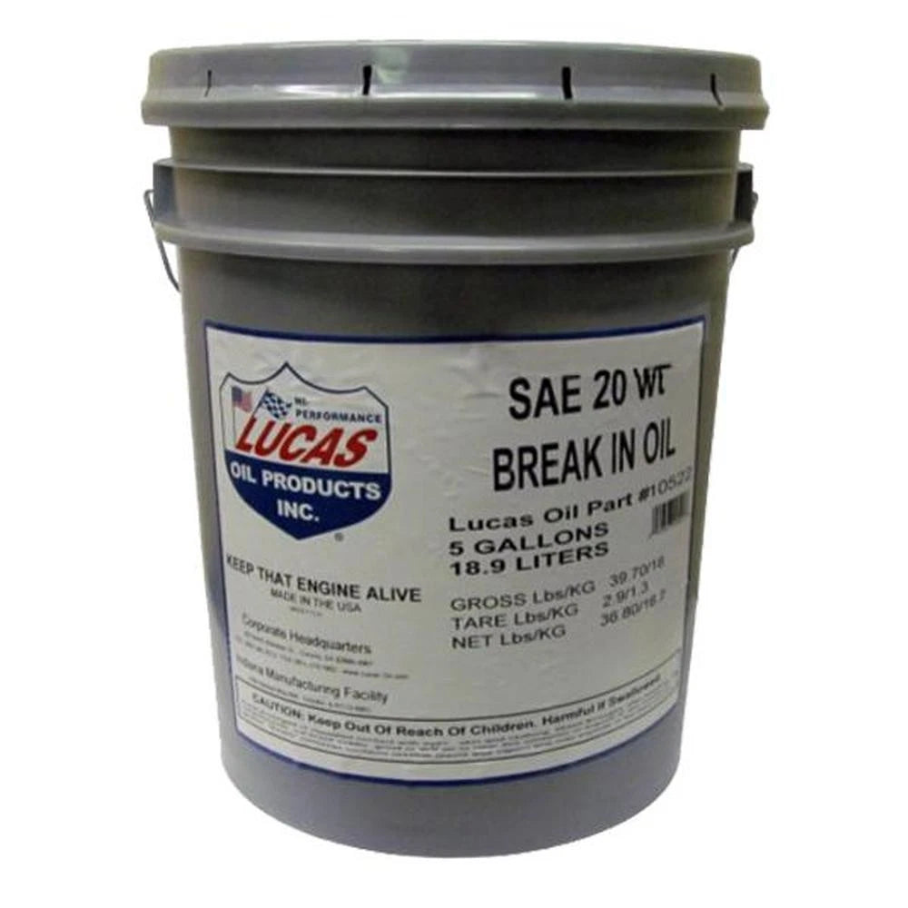 5 Gallon Pail of SAE 20 Engine Break-In Oil for Kubota