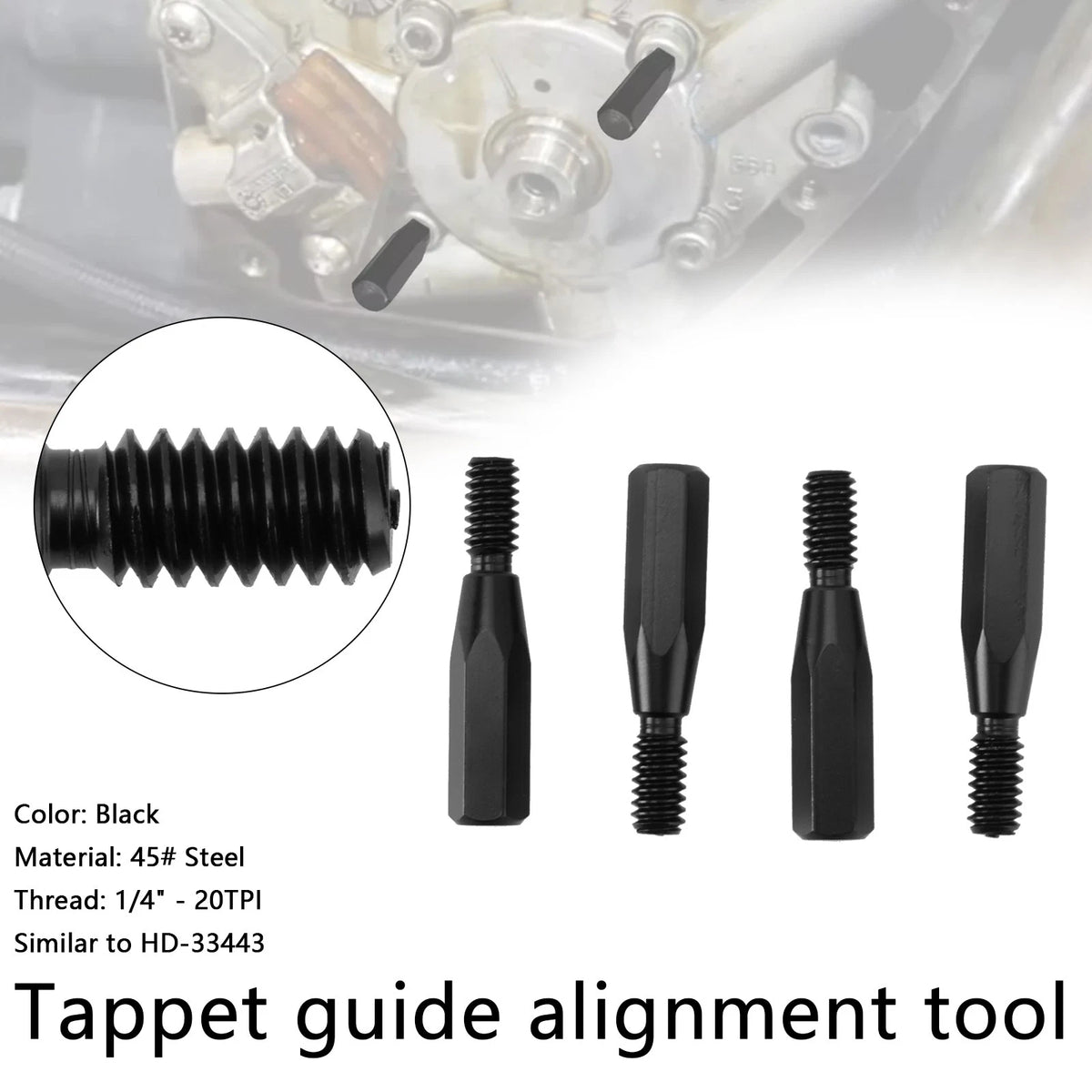 Tappet Guide Oil Pump Alignment Tool for EVO Big Twin XL Models (M555-A034)