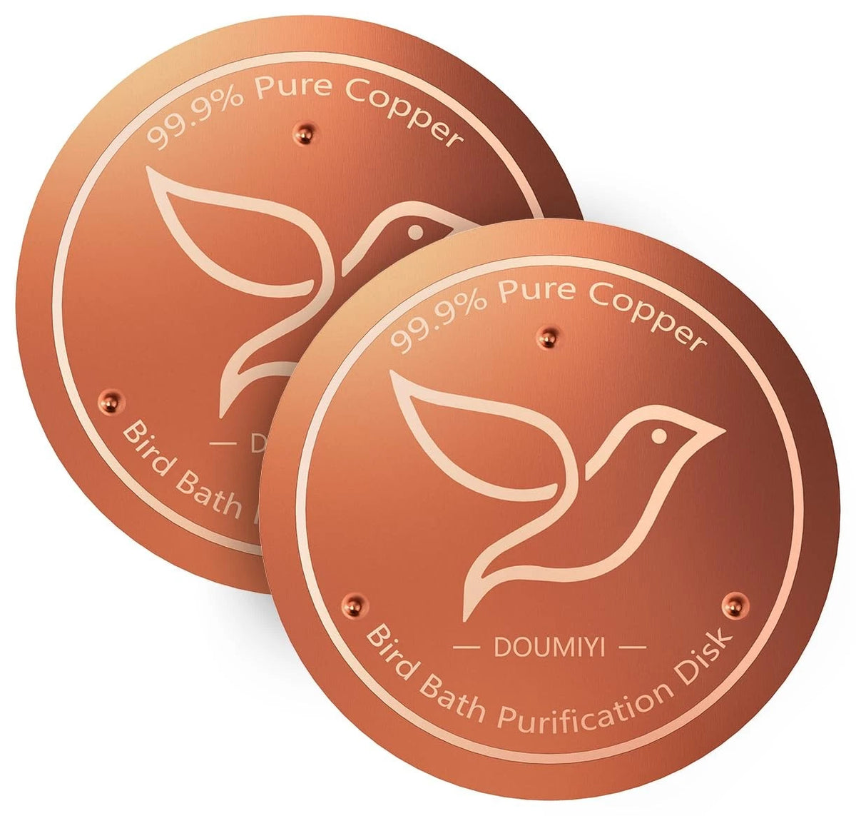 Bird Bath Cleaner for Copper Bird Baths (0.6mm, 99.9% Pure Copper)