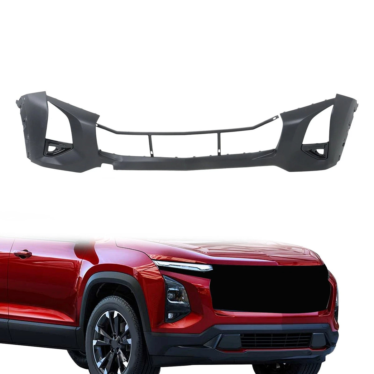 Front Bumper Cover for Chevy Equinox LT/RS (2025) BCK92675K, Primed Plastic