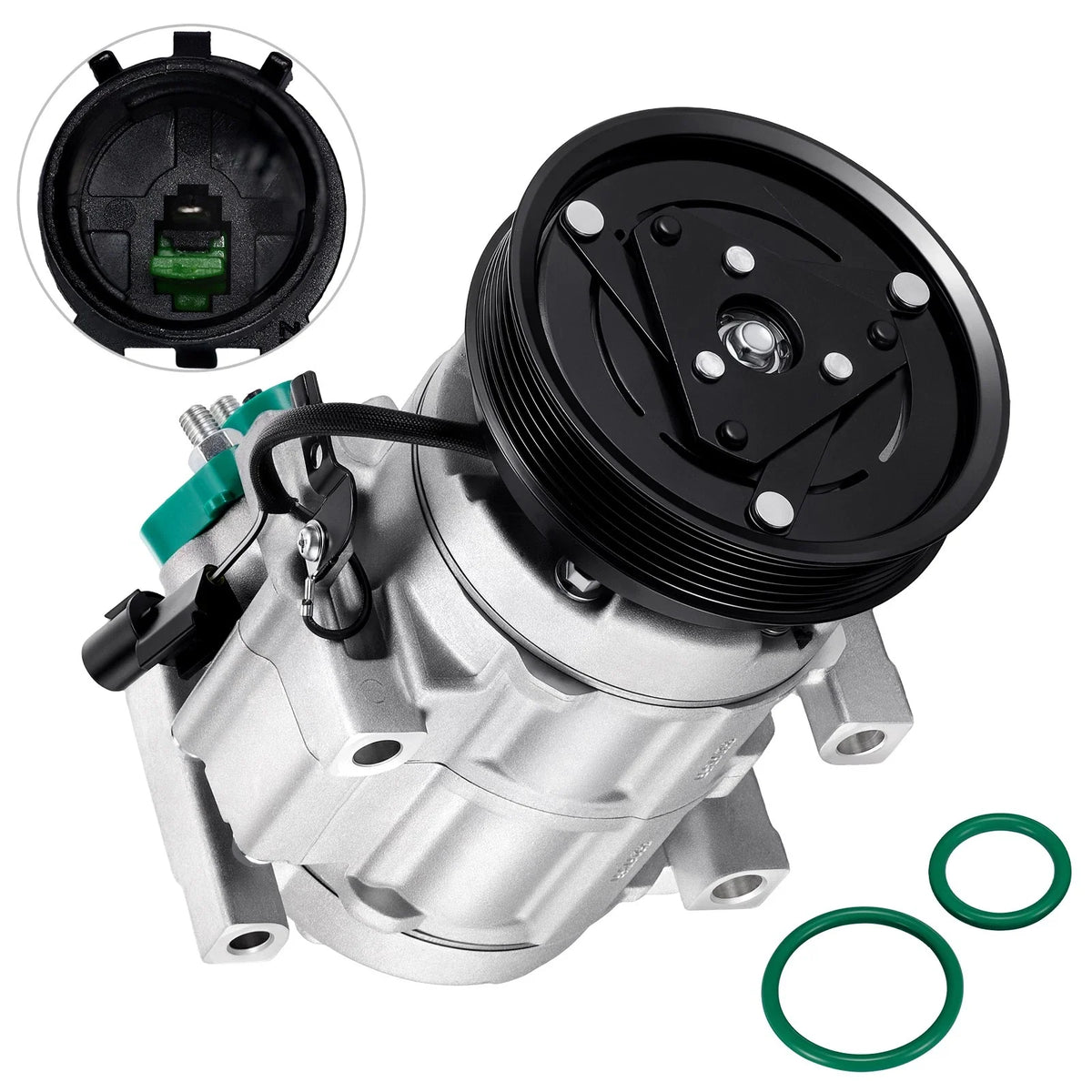 AC Compressor w/ Clutch for Kia Sorento (2007–2009) 3.8L 3.3L 10975C