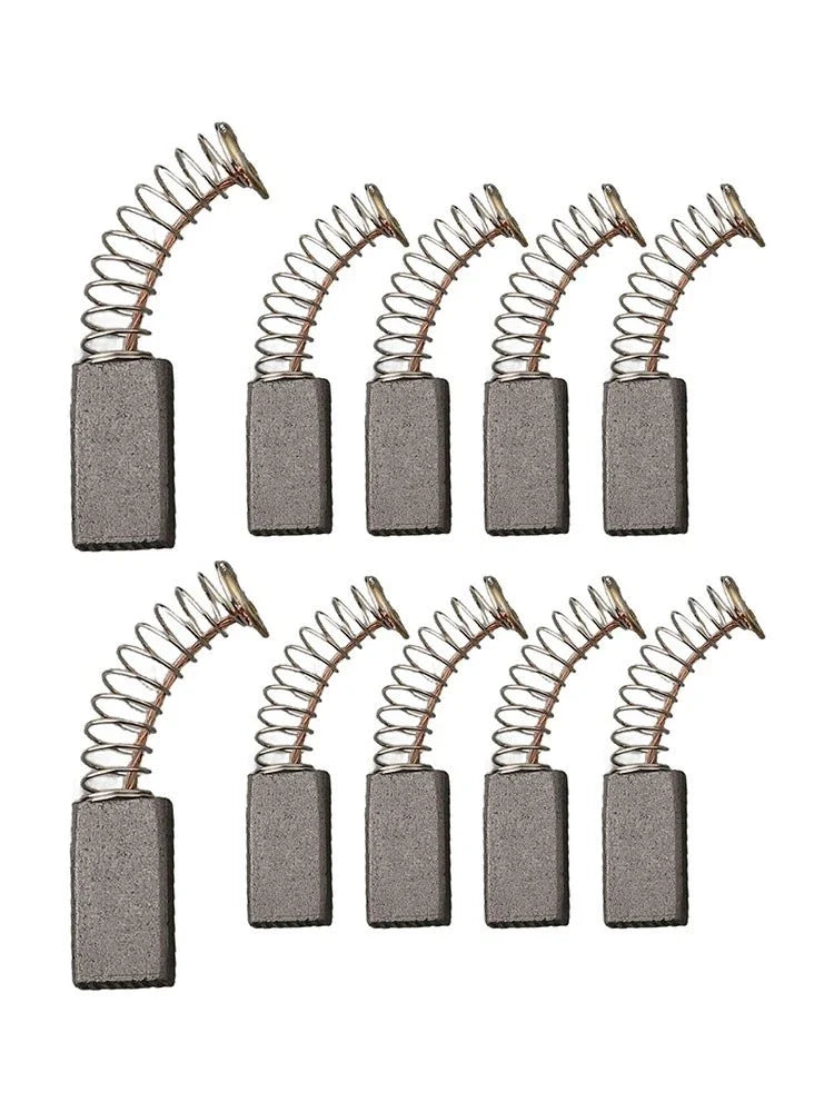Set of 10 Carbon Brush Parts for Electric Drill (6x10x15mm)