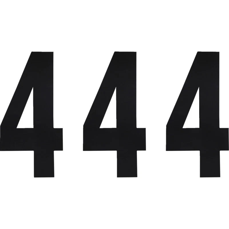 Standard Numbers for Factory Effex (Black) - 02-4454