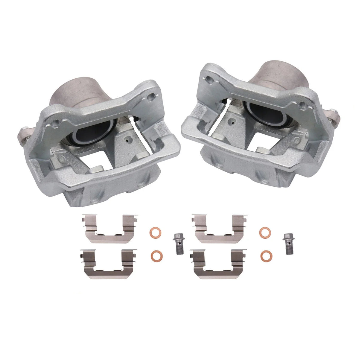 Pair Front Brake Calipers w/ Bracket for Kia Optima Hyundai Sonata (2011–2016)