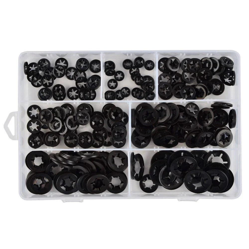 Set of 12 Flat Head Uncapped Bolt Screw Nut Washer Assortment for M3 M4 M5 M6 M8 M10 M12