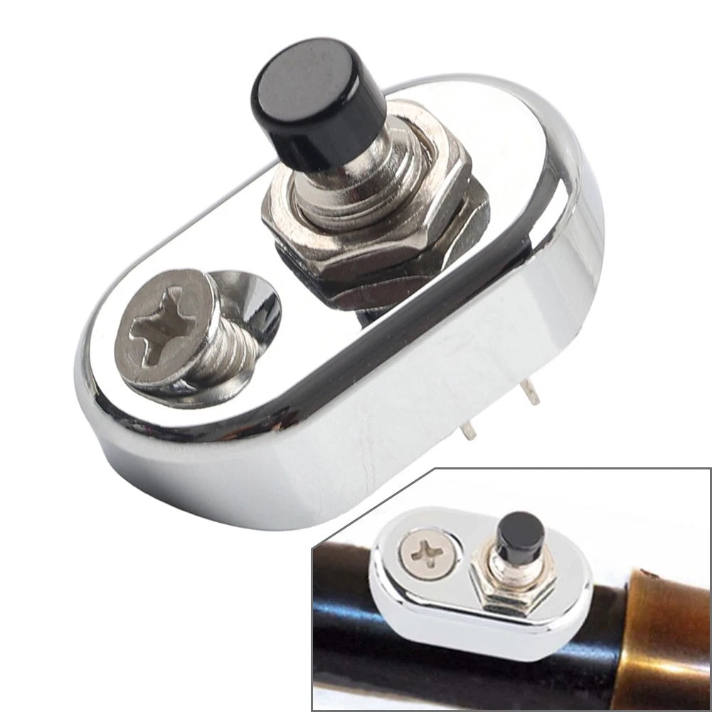 7/8" 1" Motorcycle Handlebar Mini Push Button Switch for Cafe Racer (N/A)