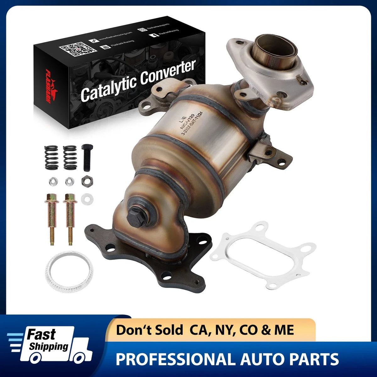 Front Catalytic Converter for Honda Fit (2015–2020) L4 1.5L