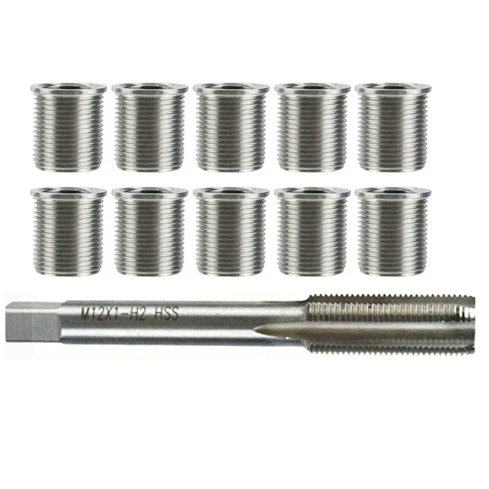 Thread Repair Tool Kit M10 1.0 Stainless Steel Insert for Engines