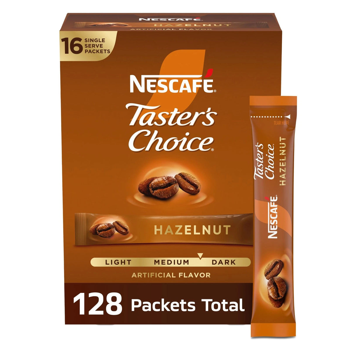 Set of 8 Instant Coffee Packets for NESCAFÉ Taster's Choice (16 Count)