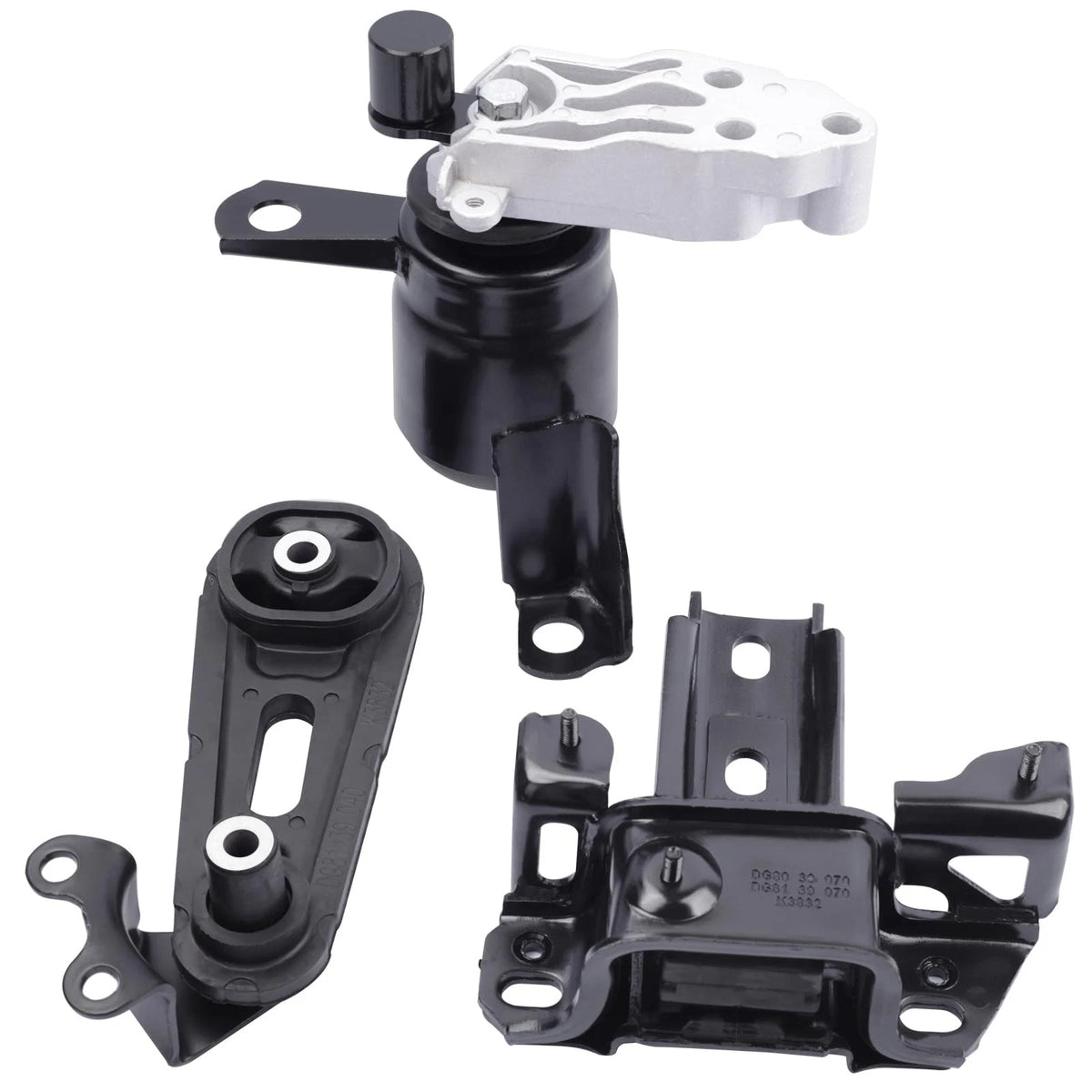 3-Piece Engine Motor Mount Set for Mazda 2 (2011–2014) 1.5L L4