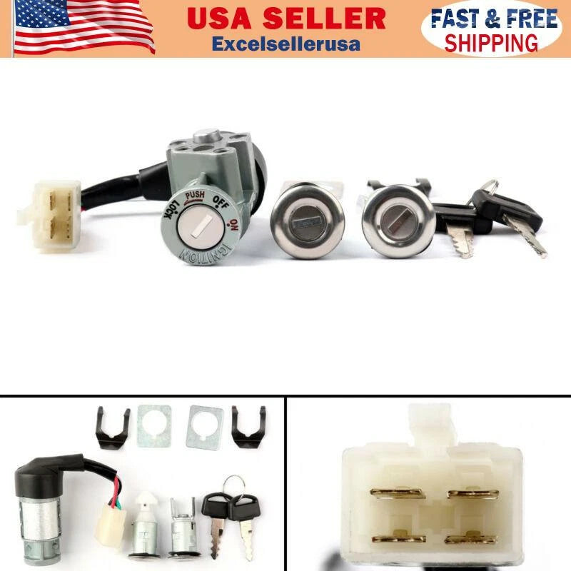Ignition Switch Lock Set for Honda CH80 Elite (1985–2007) 35010-GV4-901