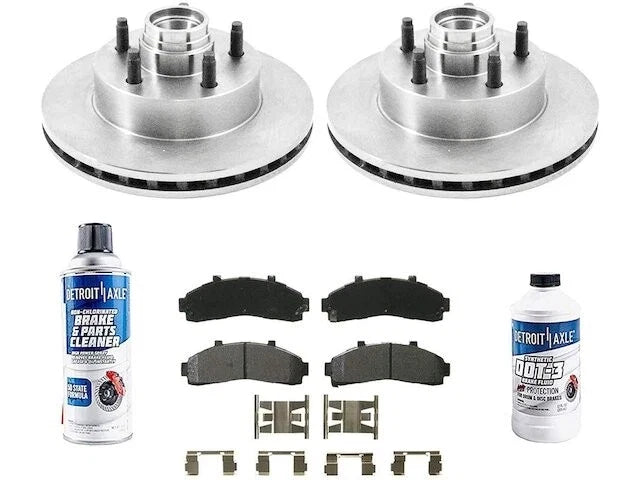 Front Brake Pad and Rotor Kit for Mazda B2300 (2001–2002) RR322ZH
