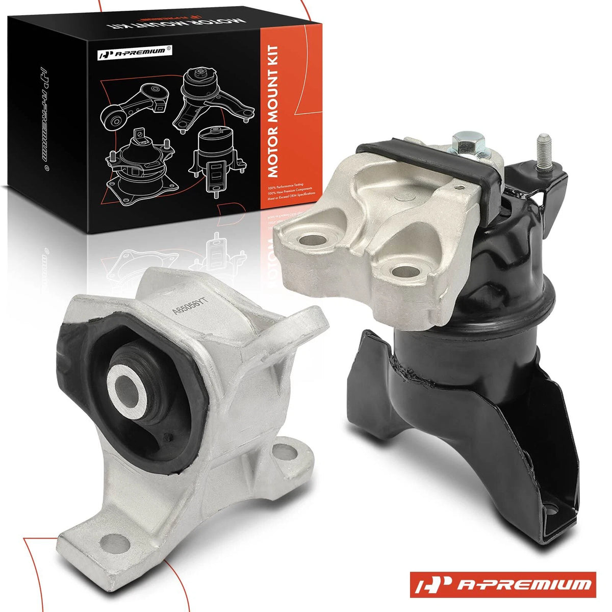 2X Engine Motor & Trans. Mount for Honda Civic (2012–2013) 4265H, 9901, 4266