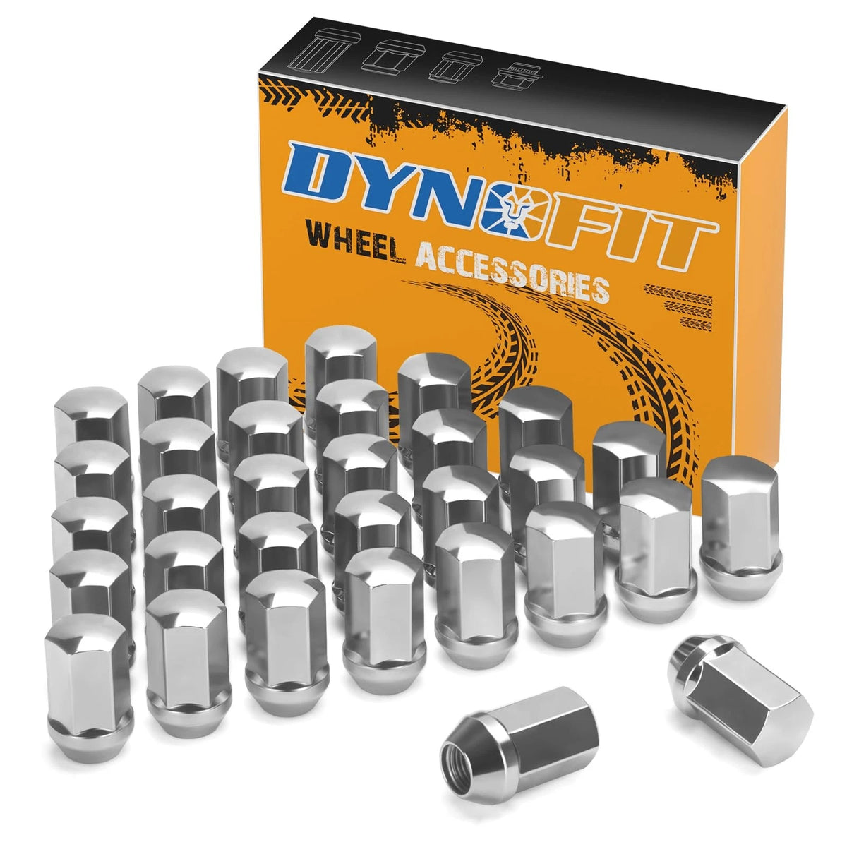 M14x1.5 Wheel Lug Nuts for Chevy Silverado GMC Sierra RAM 2500/3500 (2008–Present)
