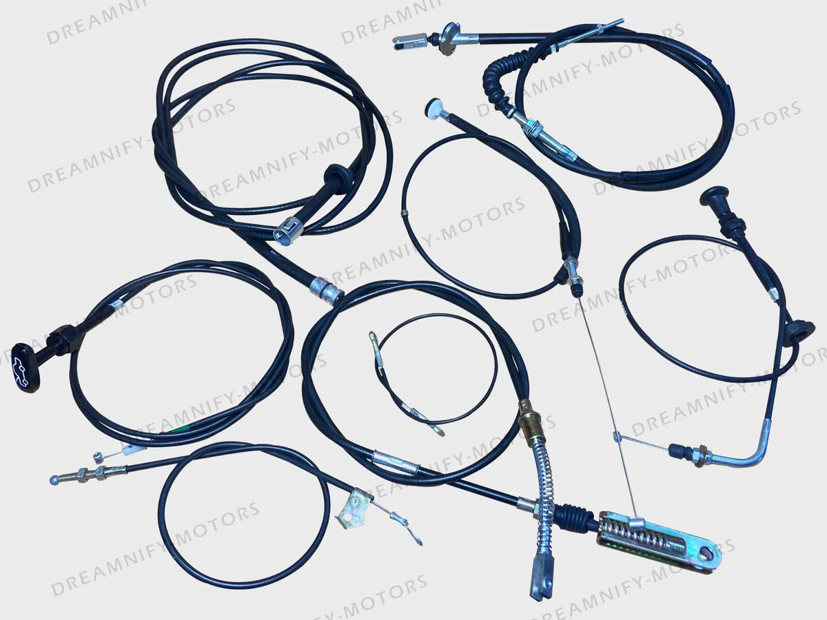 Complete Cable Kit for Suzuki SJ410 (RHD Only) Set of 8 Units