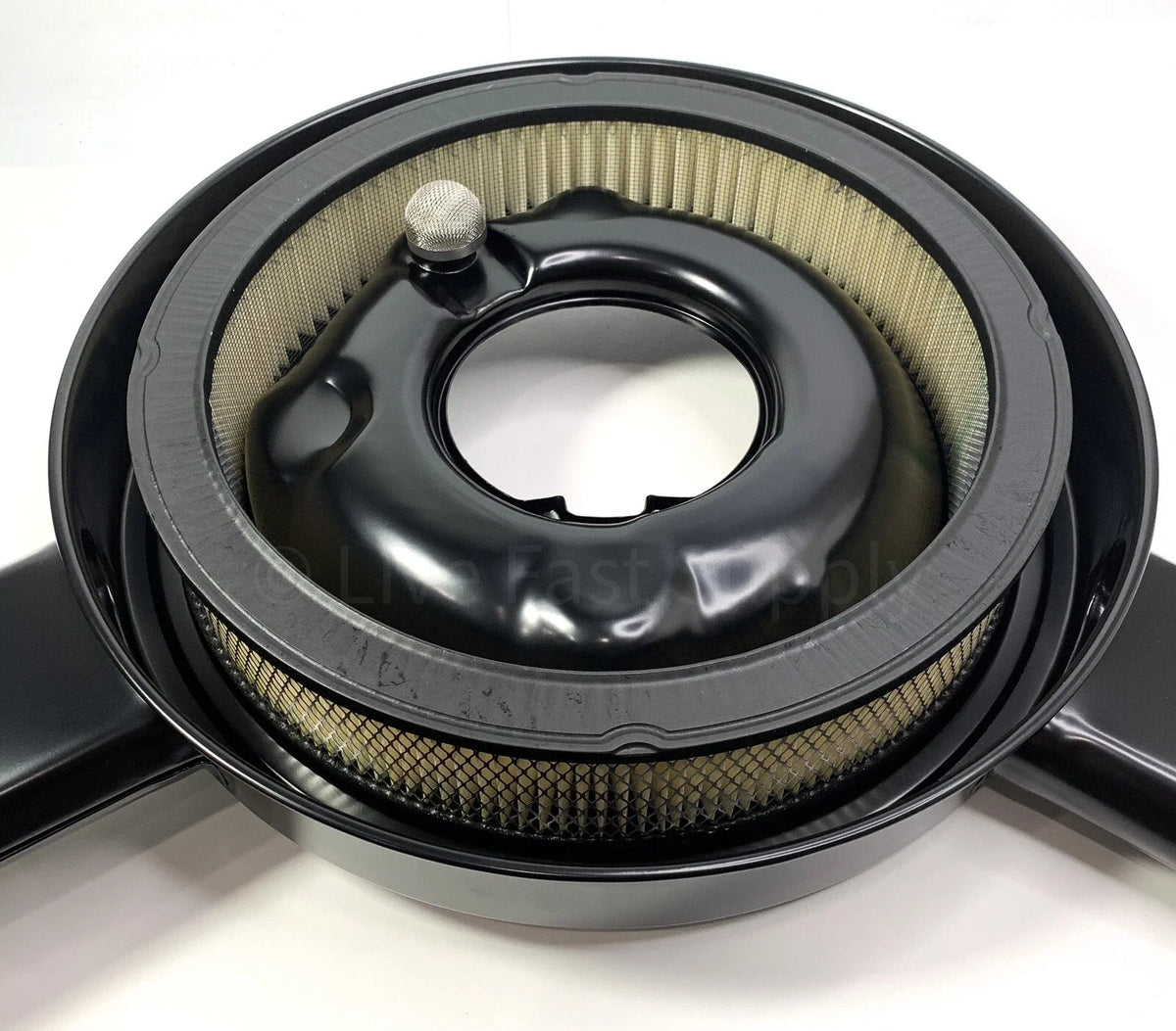 Dual Snorkel Air Cleaner Black Lid Replacement for 1970–1972 Chevy Camaro