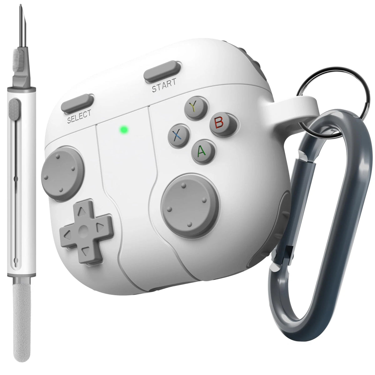 Game Case for AirPods 4 (2023) - Shock-Proof, White
