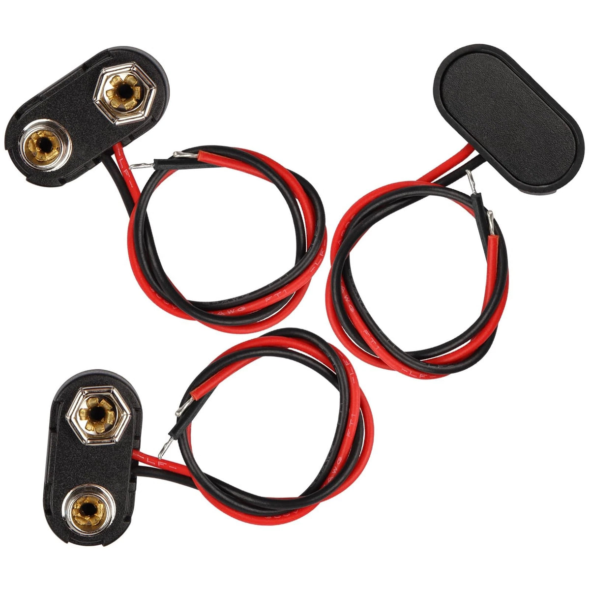 3X T-Type 9V Battery Connector for VWEICYY