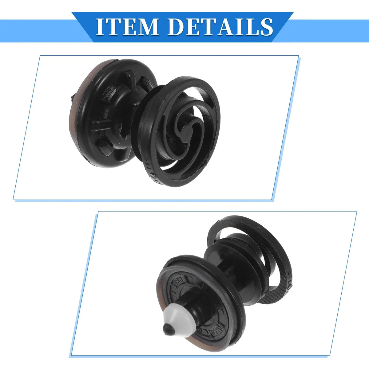 50 Pcs Door Panel Trim Retainer Clips for Audi A5 Quattro (2008–2023) Nylon Black