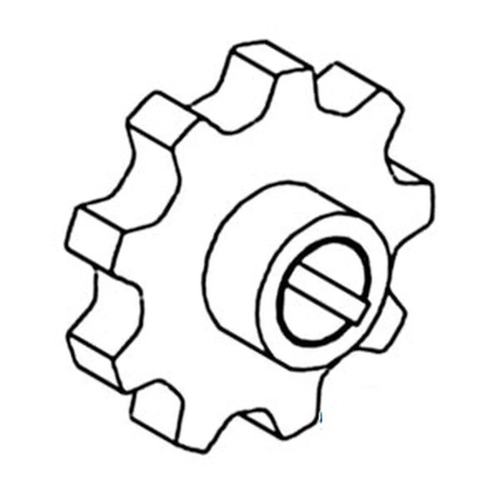 Lower Clean Grain Elevator Chain Sprocket for Case IH 2188 2388 2588 (1996–2006) 143960A1