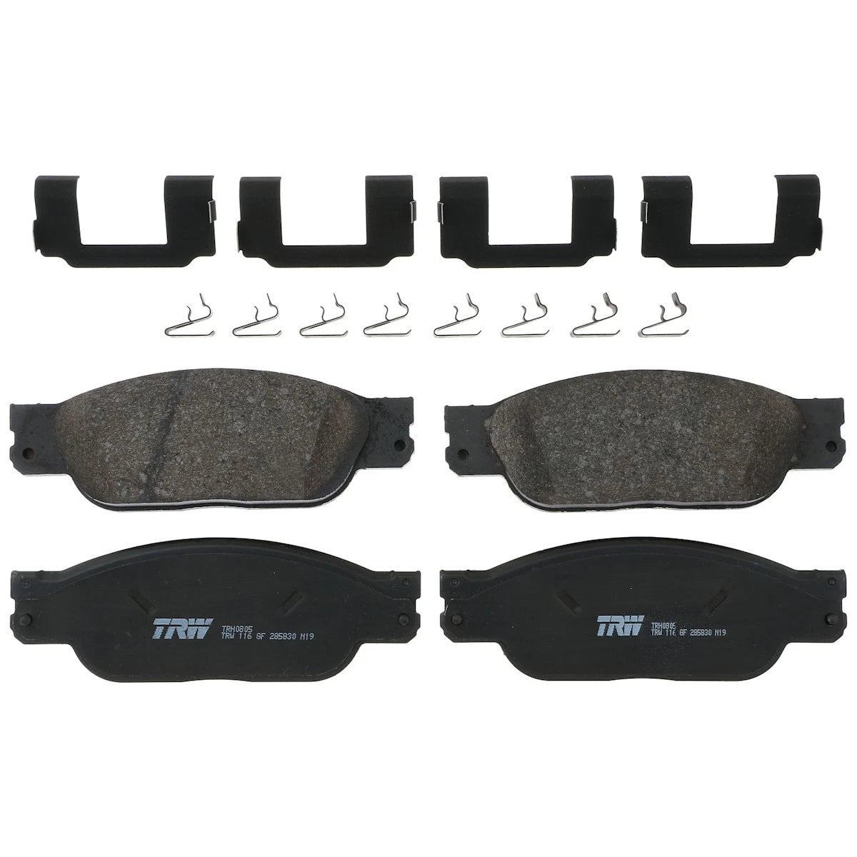 2X Brake Pad Set for Lincoln LS Ford Thunderbird (2000–2005) TRH0805