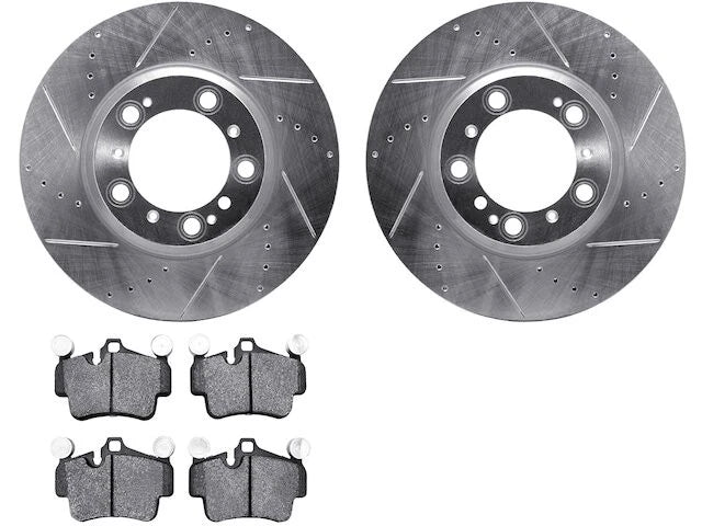 Brake Pad and Rotor Kit for Porsche 911 (2006–2012) 94319FPWH