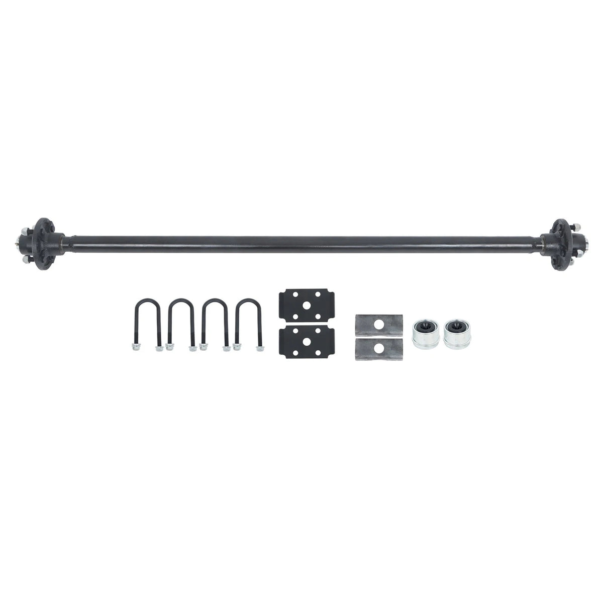 Trailer Axle W/U-Bolt Kit for Trailers (AUD146176D) 4 Lug 2000lb 52" Hub Face