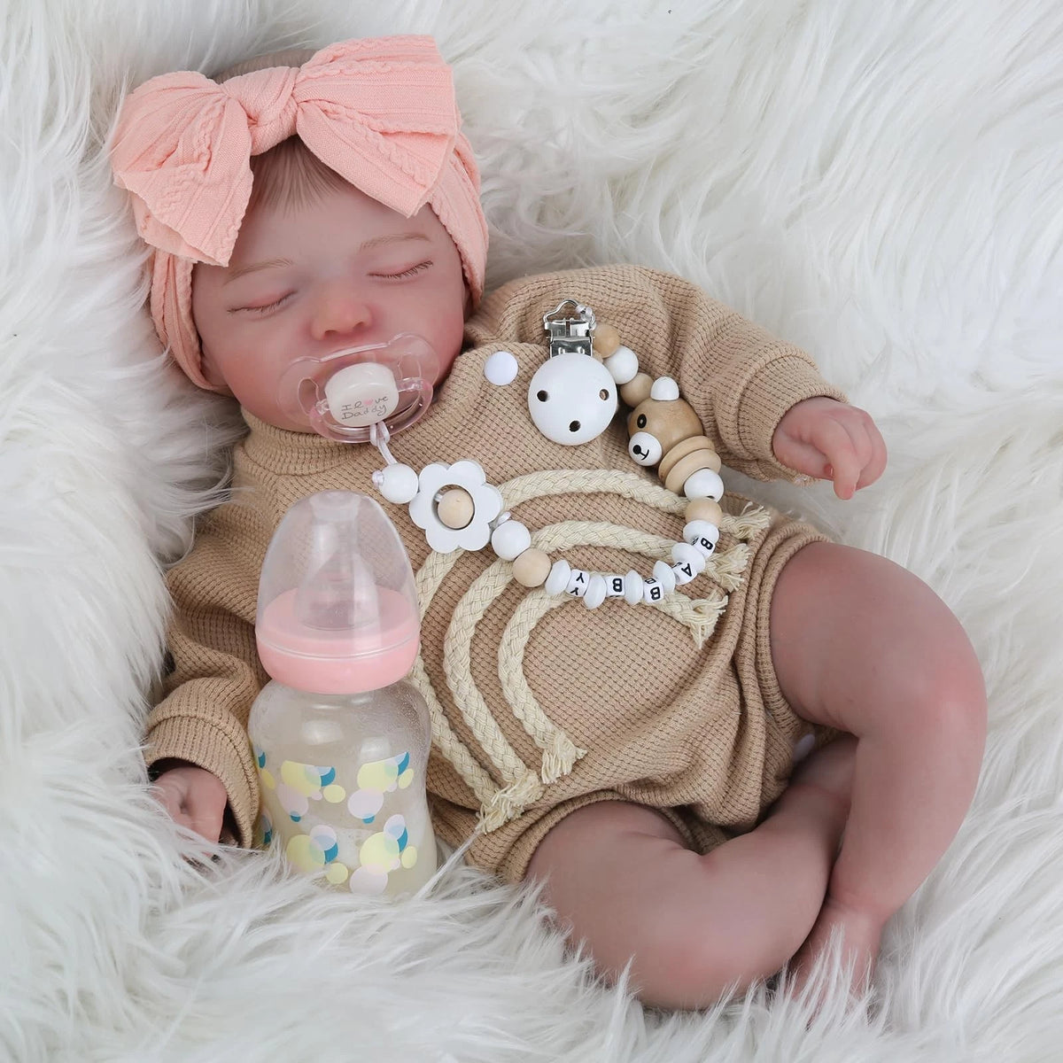 20-Inch Reborn Baby Doll for Realistic Play (No Known Part Numbers)