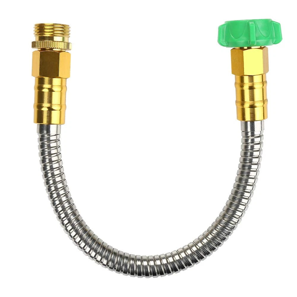 304 Stainless Steel Garden Hose for Beaulife (1 Foot, Silver)