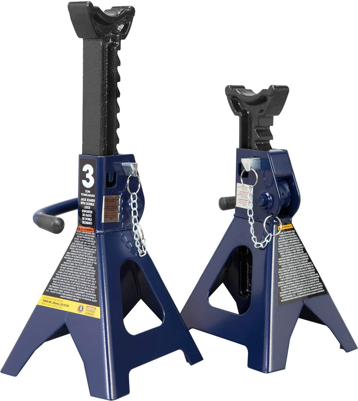 3 Ton Double Locking Steel Jack for Automotive (Capacity 6,000 lbs)