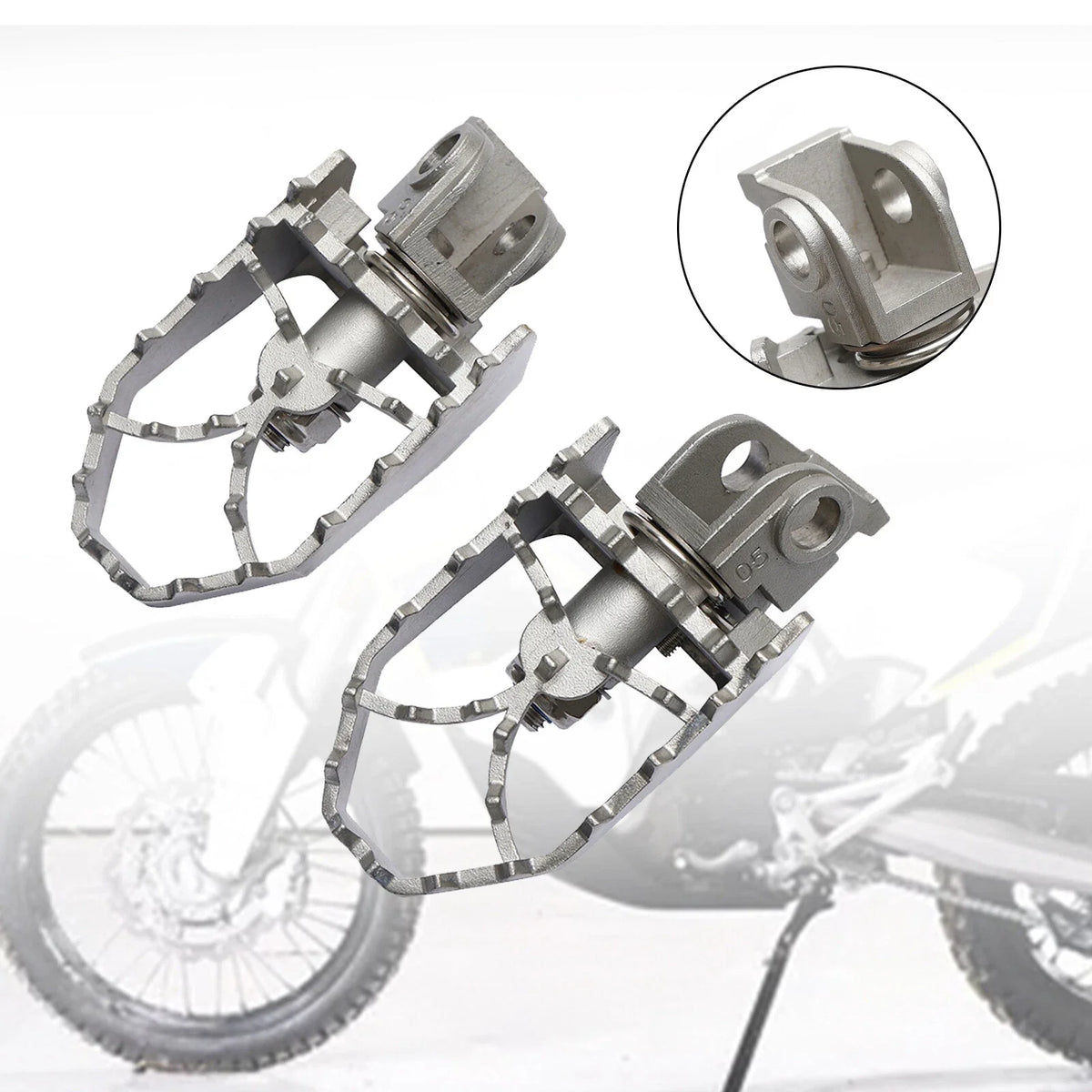 Front Footrests Foot Pegs for Husqvarna 701 Enduro (2016–2023), Norden 901 (2022–2023)