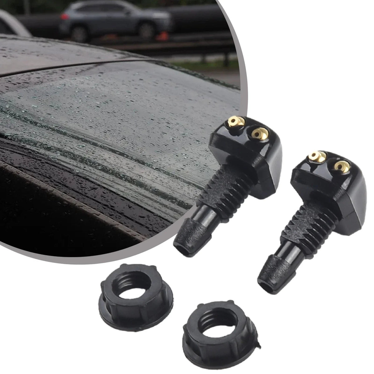 Washer Jet Wiper Nozzle for - Dual Holes