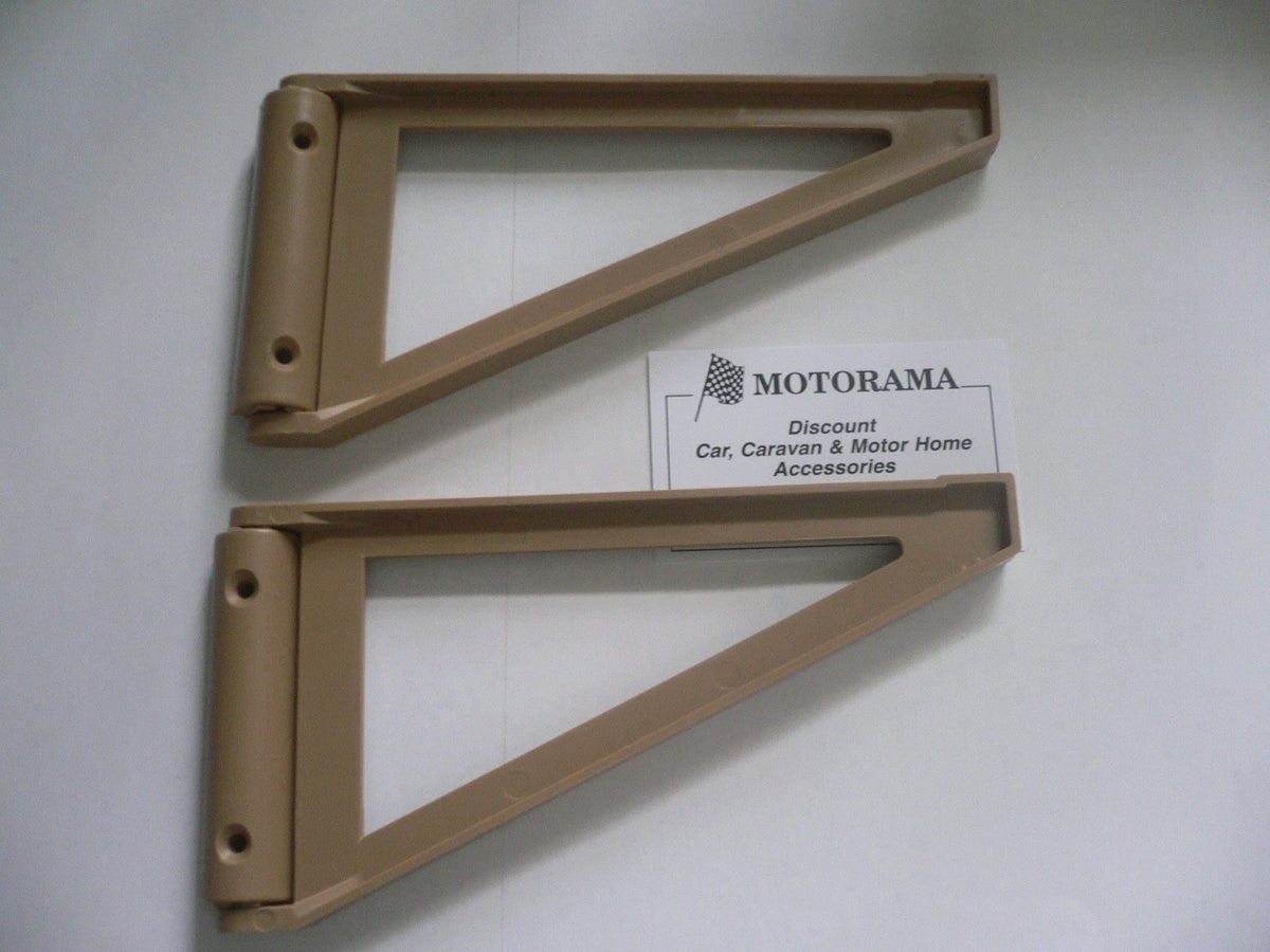 2X Worktop Shelf Support Brackets for Motorhome Caravan (86302)