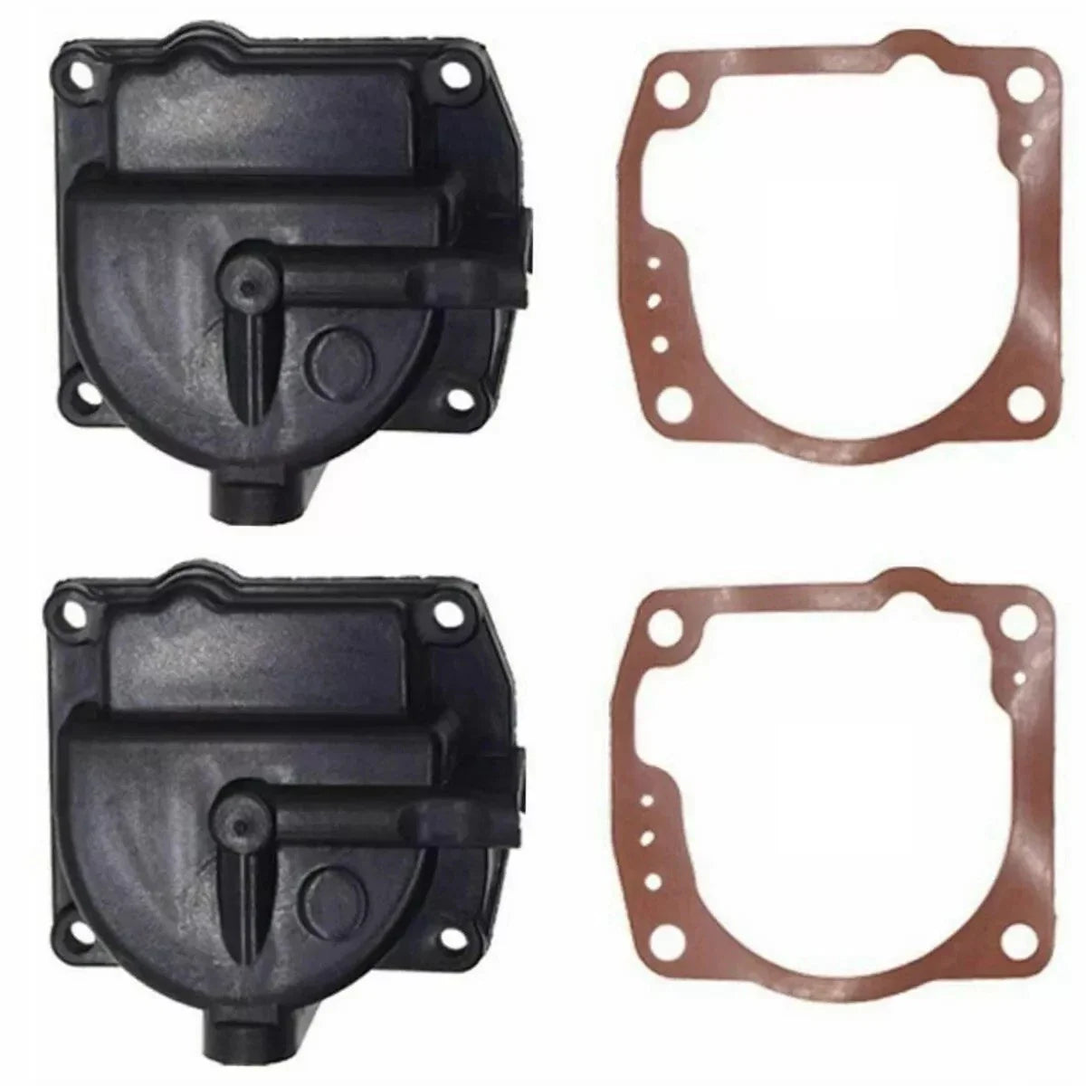 2Pcs Carb Bowl Float Chamber Assy 433000 for Johnson Evinrude 90-175hp (1994–Present)