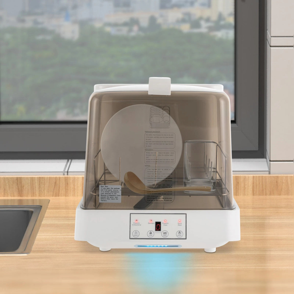 Portable Mini Dishwasher for Countertop Dish Washing Machine (2023)