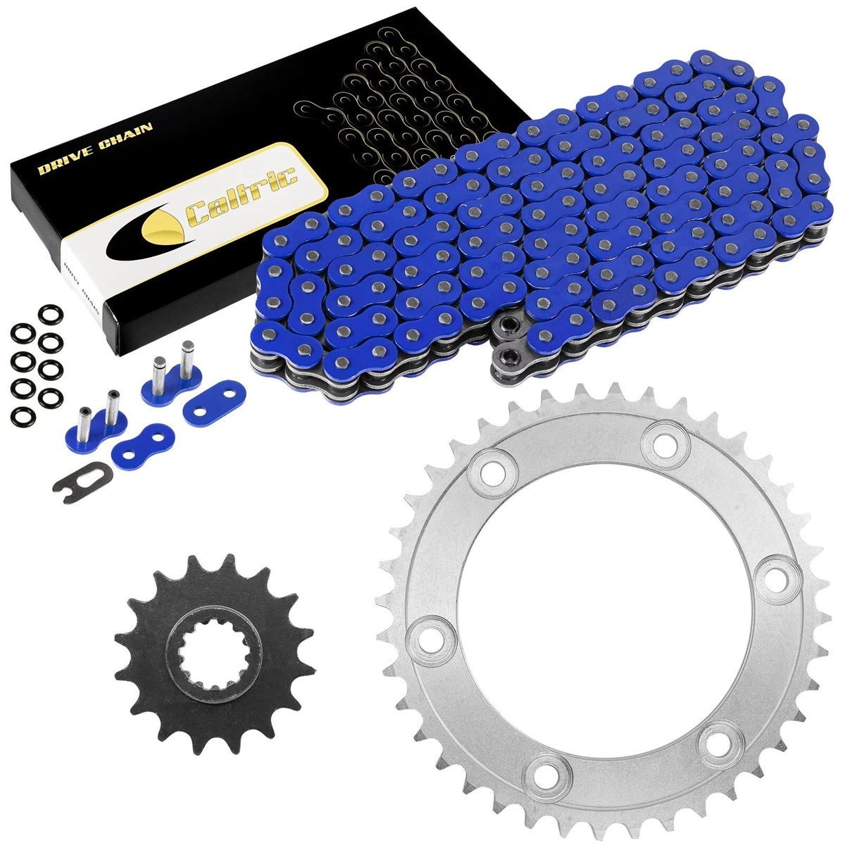 Blue O/Ring Drive Chain and Sprockets Kit for Honda RVT1000R (2000–2006) EG1872FS120XO