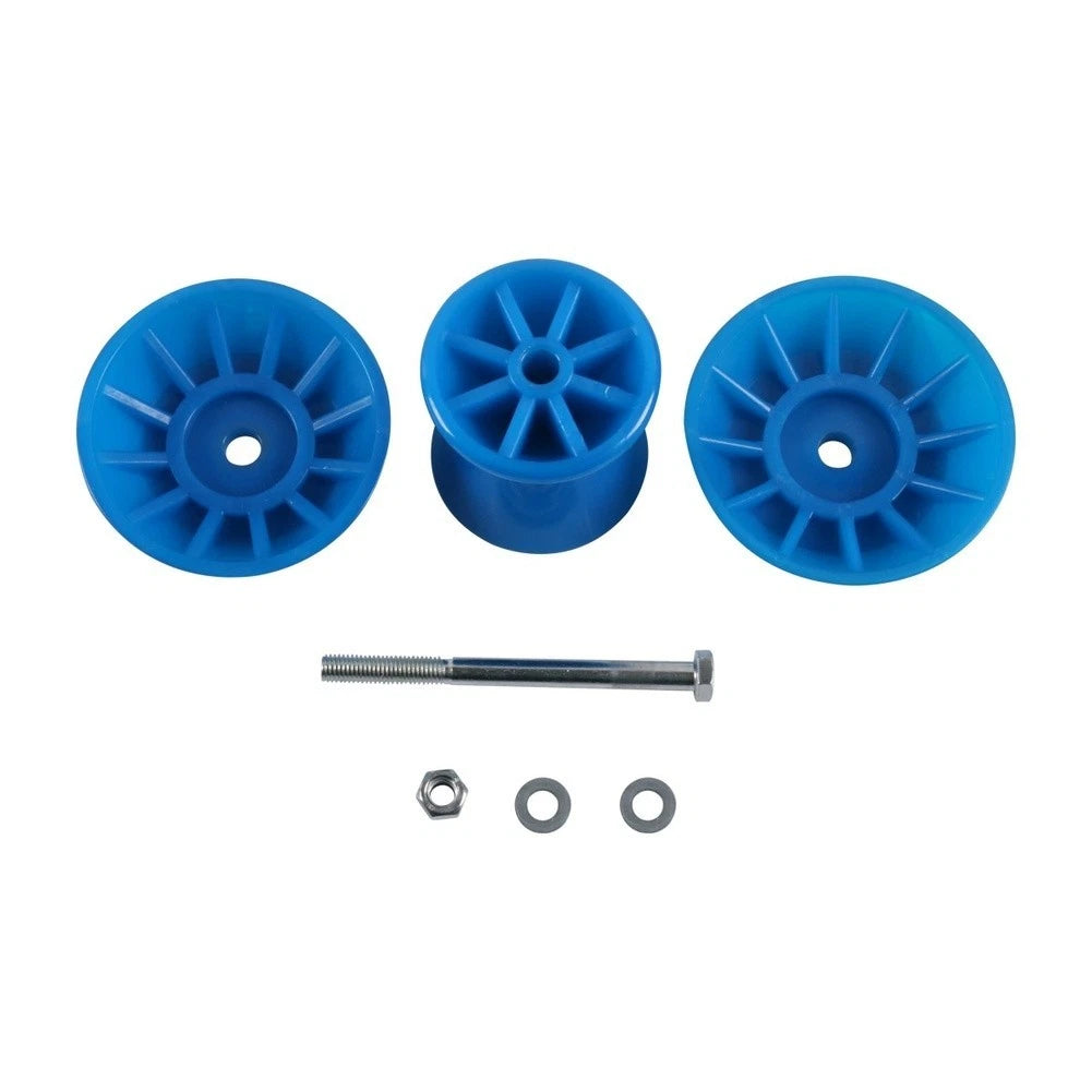 4 Inch Blue Bow Bell Roller Assembly for Yacht Trailer