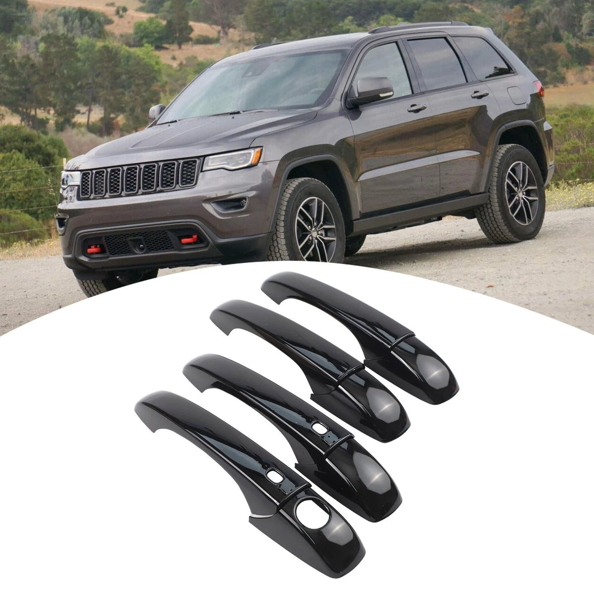 Bright Black Protective Gloves for Chrysler Models