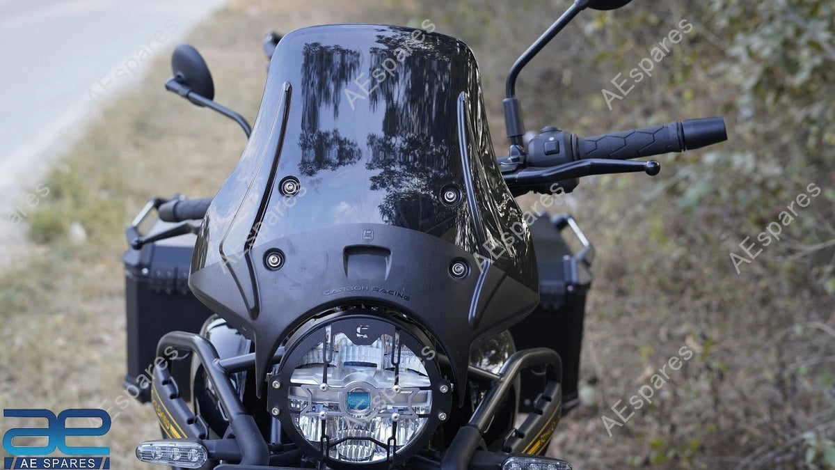 Wanderer Touring Smoke Screen Windshield Kit for Royal Enfield Himalayan (2023)