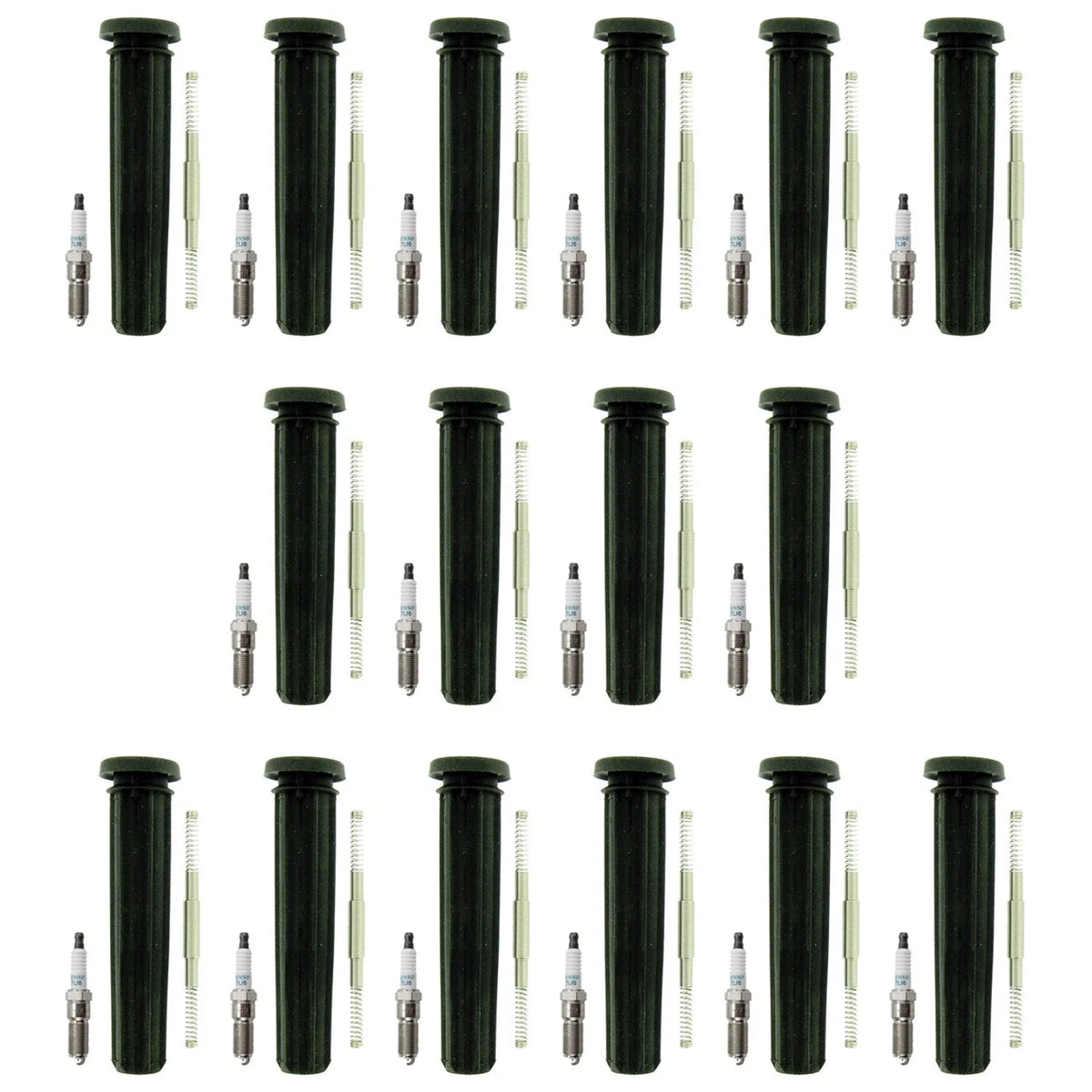 Denso 16 Iridium Power Plugs & NGK Ignition Coil Boots Kit for Chrysler 300 (2005–2010)