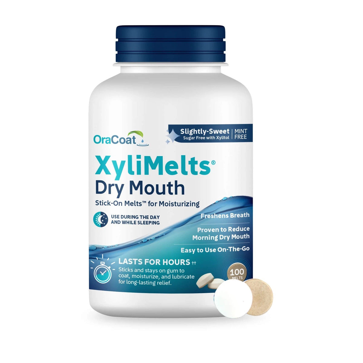 Oracoat XyliMelts for Dry Mouth Night 100 Count (Pack of 1)