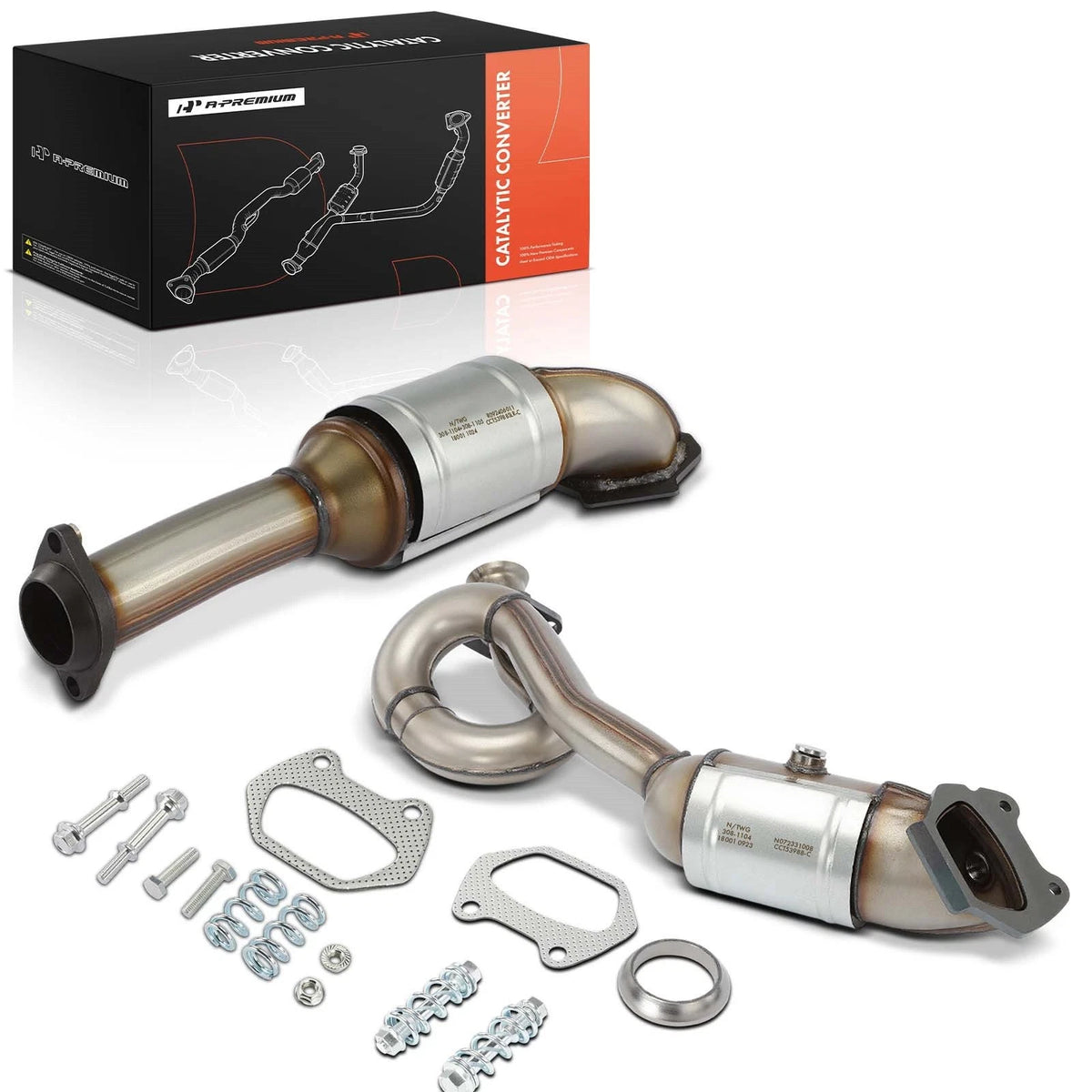 2X Catalytic Converter for Jeep Wrangler JK (2012–2017) 68085148AF, 68085148AG