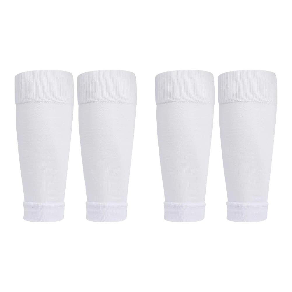 2X Compression Football Sock Sleeves for GSHLLO (37 x 10 cm, White)