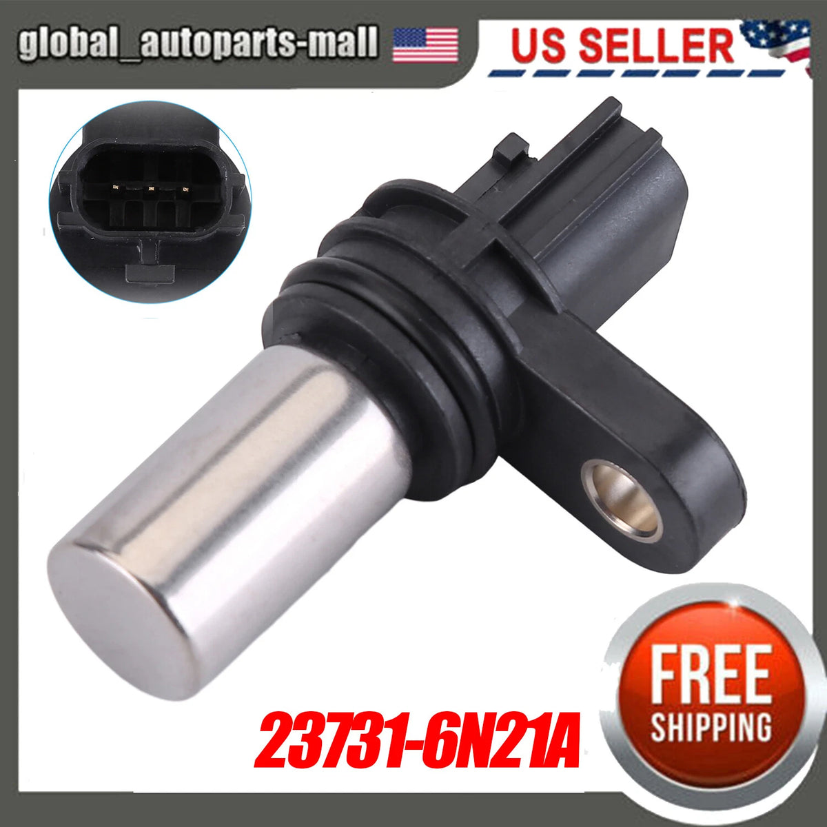 Crankshaft Position Sensor for Nissan Pathfinder NV1500 (2005–2019) 23731-EA20D
