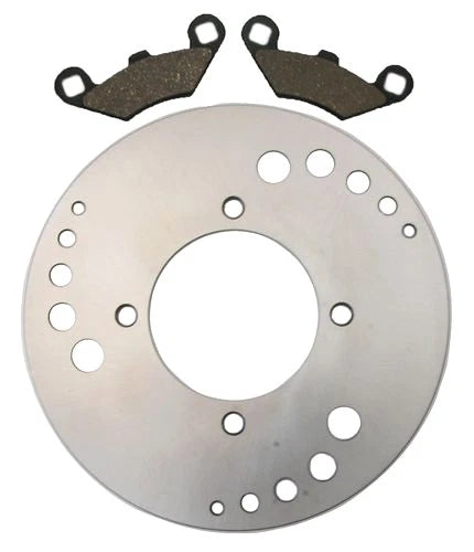 Front Disc Brake Rotor & Semi-Metallic Pads for Polaris Trail Blazer 400 (2003) FS-2044 FS-430k