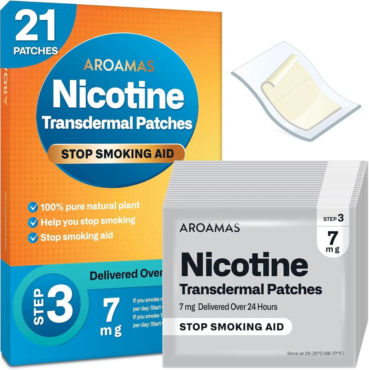 Nicotine Patches for Smoking Cessation (Delivered Over 24)
